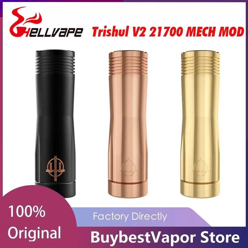 Оригинальный Hellvape Trishul V2 мех мод приведенный в действие 21700/20700/18650 Аккумуляторный