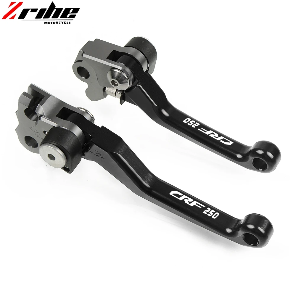 Для Honda CRF250R CRF 250R 250 R 2004-2006 2007- CRF250 ралли мотокросса CNC Pivot тормозные рычаги сцепления Байк CRF250 - Цвет: Black
