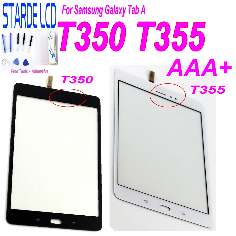 Для Samsung Galaxy Tab A T355 T350 SM сенсорный экран дигитайзер сенсорная стеклянная панель