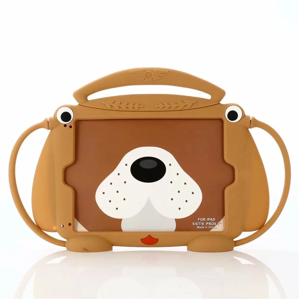 Dog Brown Для нового IPad 9,7 чехол TPU силиконовый мягкий чехол с фруктовым узором для IPad Air 2 Air 1 6th Generation Strawberry Coque Funda - Цвет: Dog Brown