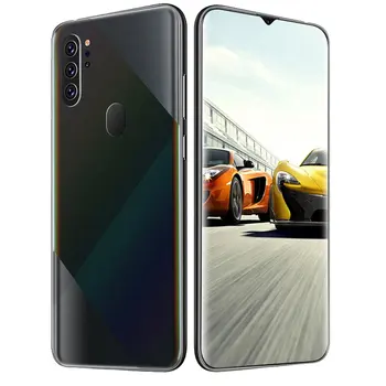 

Water Drop Screen Human Face Fingerprint Mobile Phone Smart Phone Bit M80 2+16GB 6.7inch 1511 Box Speaker Portable 13MP+14MP