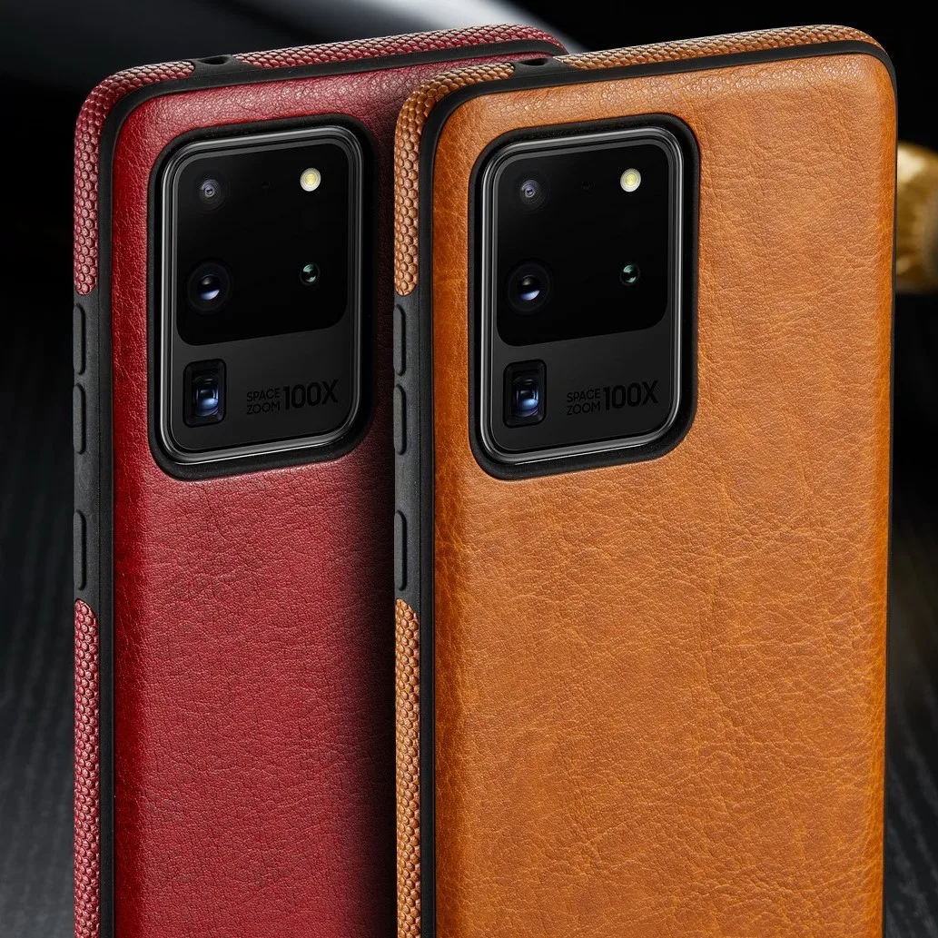 Роскошный чехол из искусственной кожи для телефона Samsung Galaxy 20 S10 S10e S9 S8 Plus Note