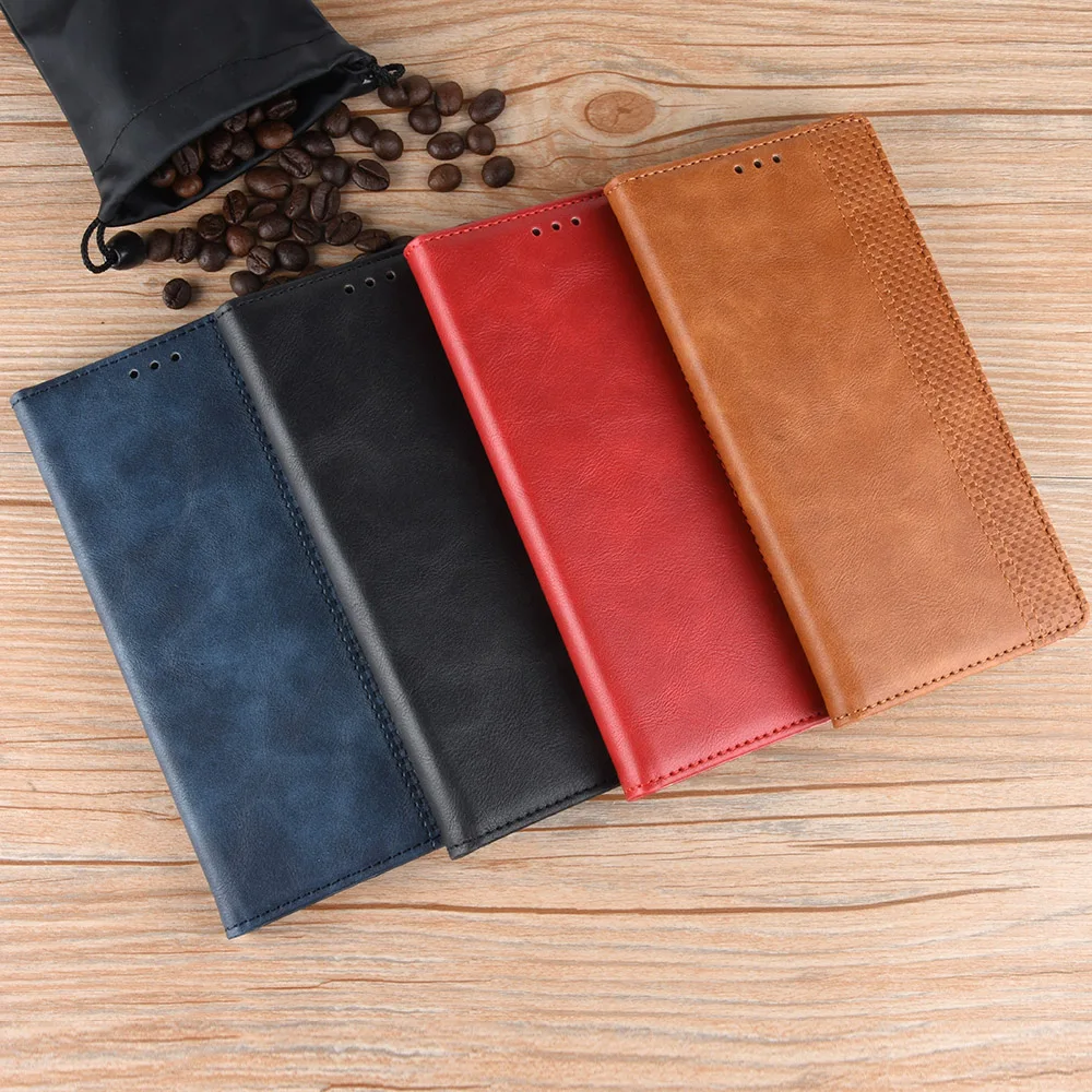 Luxury Leather Flip Cover with Stand & Card Slot