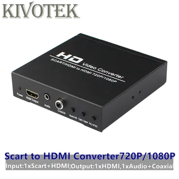 

Up-Scale SCART To HDMI 1080p Scaler Converter Adapter HD1080P Digital High Definition to Analog Video Konverter For HDTV HD STB