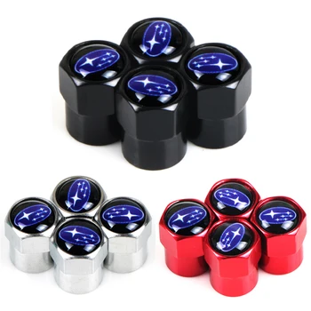 

4pcs Auto Emblem metal Cap Case For Subaru Impreza Forester Tribeca XV BRZ Car Accessories