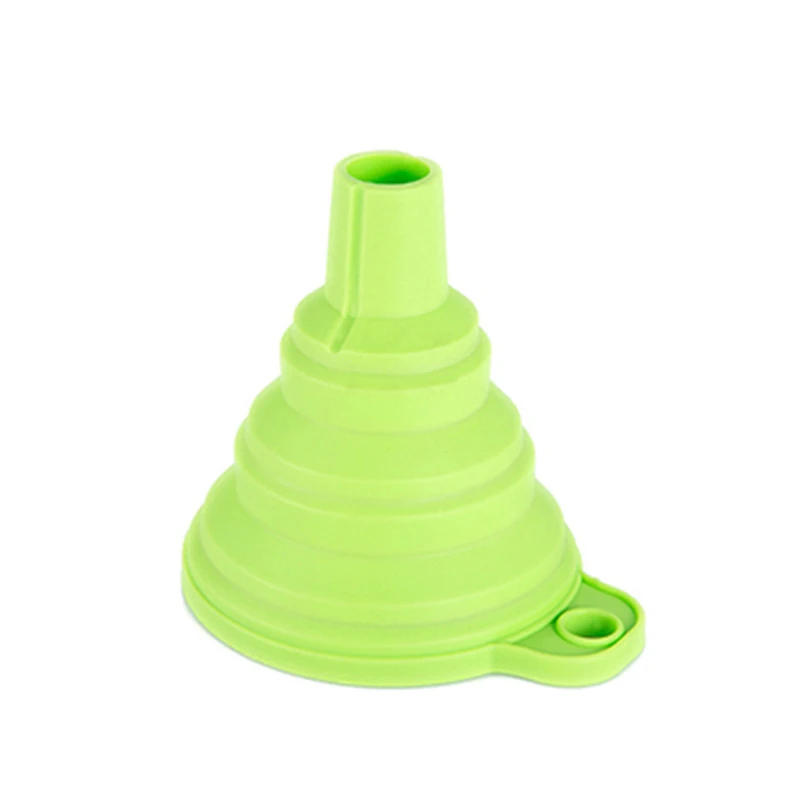 

Household Collapsible Telescopic Silicone Mini Funnel Kitchen Tools