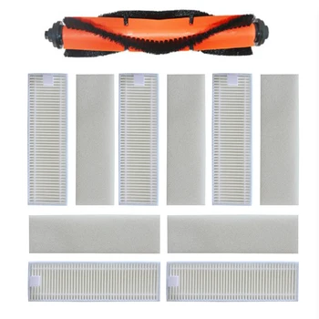

Robot Vacuum Cleaner 5*Filter 5*Filter Sponges 1*Main Brush Kit For Xiaomi Mijia G1 Parts Vacuum Cleaner Accessories
