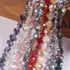 10 pièces 12mm fleur trèfle forme à facettes cristal verre perles entretoises en vrac pour la fabrication de bijoux bricolage artisanat ► Photo 2/4