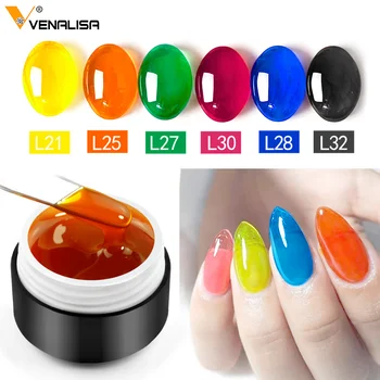 

5ml*12pcs Kit New Arrive CANNI Nail Art Glaze Gel Transparent Uv Gel Paint kit