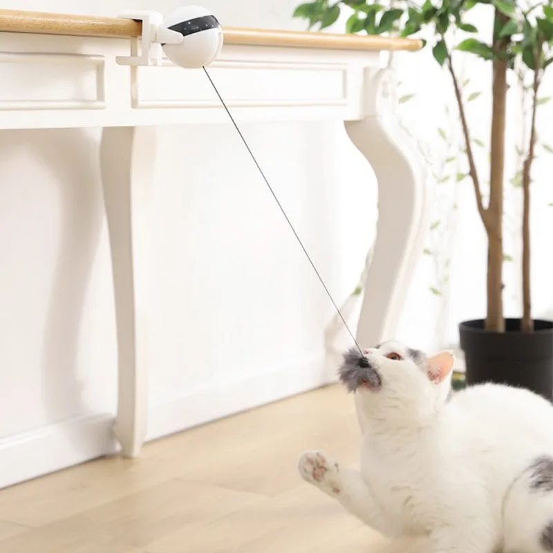 Электрический подъемный Кот Игрушка интерактивная игрушка тизер для кошек