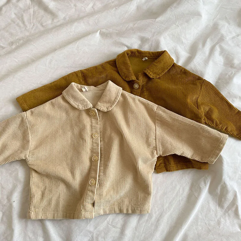 Corduroy Kids Girls Coat Jacket