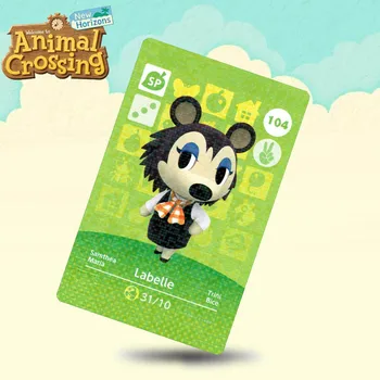 

104 Labelle Animal Crossing Card Amiibo Cards Work for Switch NS 3DS Games