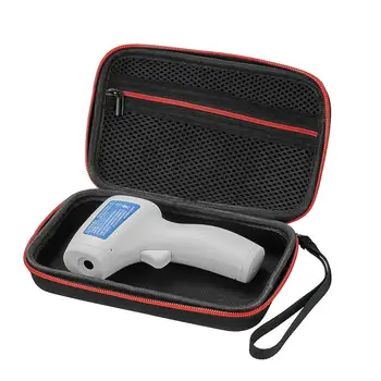 

Forehead Thermometer Storage Case EVA Waterproof Shockproof Bag Outdoor Travel Portable Infrared Thermometer Gun Carrying Box