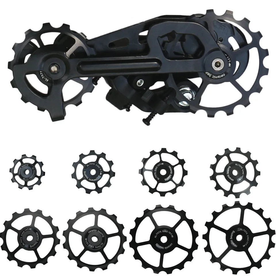 Bike Derailleur Pulley Wheels - Ceramic Bearing Guide Wheels For Mountain Bikes
