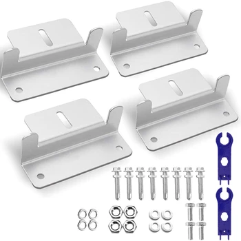 

Solar Panel Mounting Bracket Aluminum Solar Panel Z Brackets Roof Solar Panel Bracket for RV, Caravans, Yach