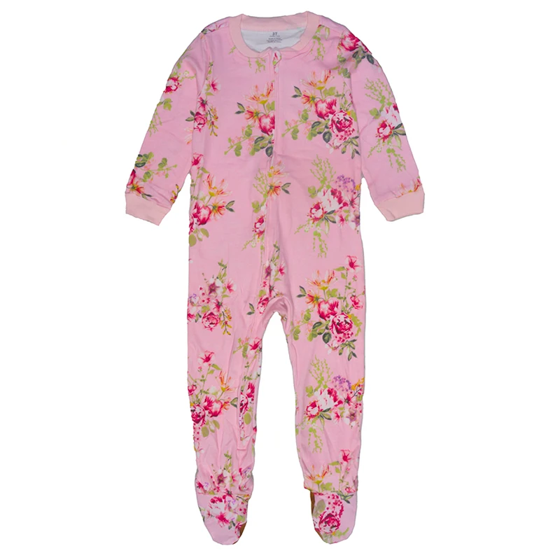 Boys and girls one-piece homewear, children's cotton one-piece, children's four seasons one-piece pajamas