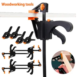 Pinces à ressort en plastique et Nylon, outils de bricolage pour le travail du bois, pince à ressort pour Studio Photo, arrière plan, pince F, 4 pièces 