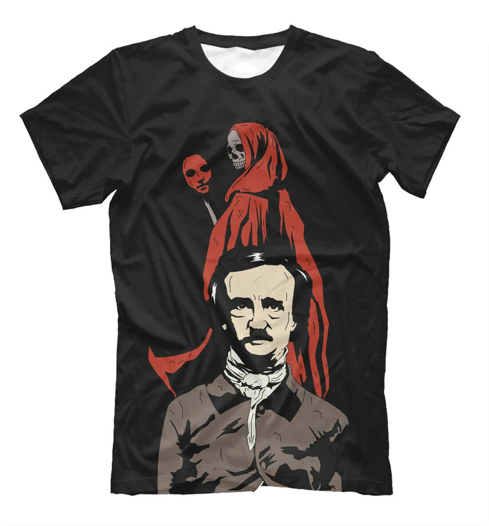 Эдгар Аллан футболка POE классический американский писатель мастер мистических