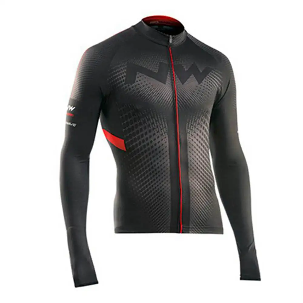 15 NW Pro Northwave мужской Велоспорт Джерси с длинным рукавом Осень велосипед MTB Дорожный велосипед Топы Одежда Майо Ropa Ciclismo - Цвет: 15