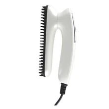 Новинка, электрическая мини-Расческа для бороды, мужская борода, выпрямитель для волос, борода, прямые многофункциональные щипцы для завивки волос