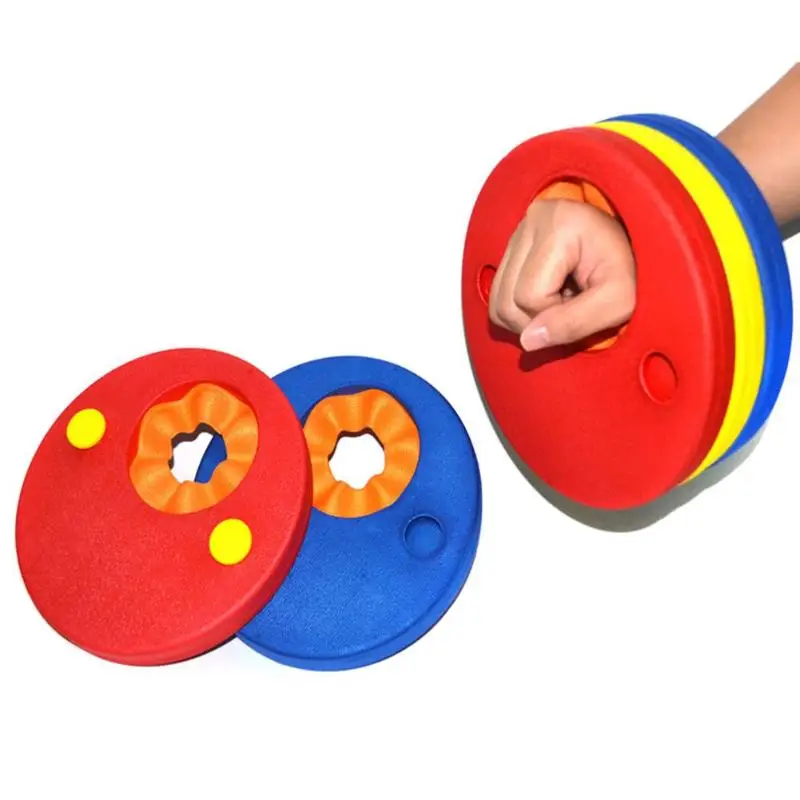 Пенопластовые рукава для плавания легкие и нежные компрессионные устойчивые разноцветные кольца надувной для плавания круги детские
