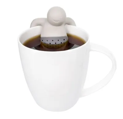 Сексуальная Русалка чай заварка животных Черный Серый ПЭТ кошка чай фильтр пищевой силиконовый резиновый очиститель Чай Ситечко