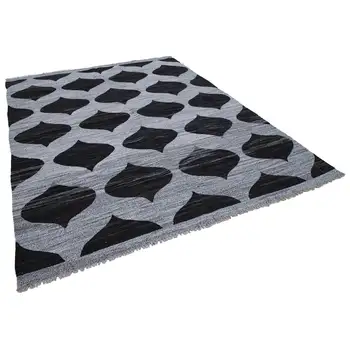 

241x315 Cm Grey Handmade Contemporary Area Rug-8x10 Ft