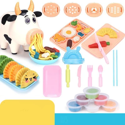 Поросенок лапша машина мороженое цвет грязи детей DIY Моделирование игровой дом игрушка цвет грязи