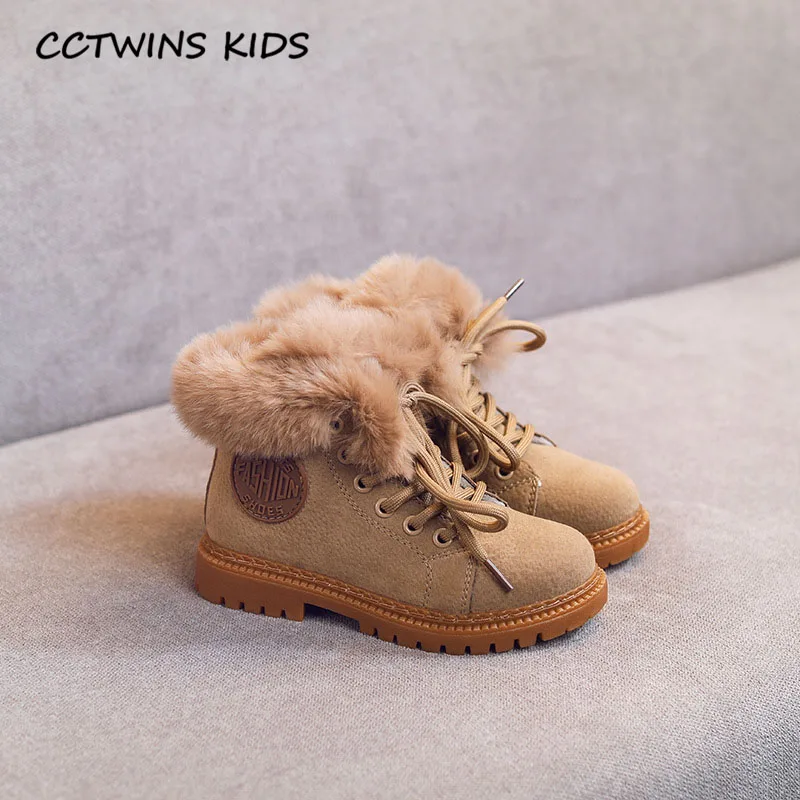 CCTWINS/детская обувь; коллекция года; зимняя брендовая замшевая обувь для маленьких мальчиков; модные детские ботинки martin; теплые короткие ботинки для девочек; MB168 - Цвет: Thin Khaki