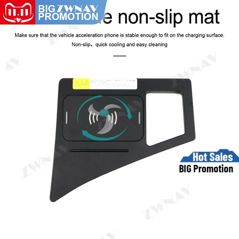 QI car Infrared Fast wireless charger For Audi Q7 2016 2018 Infrared