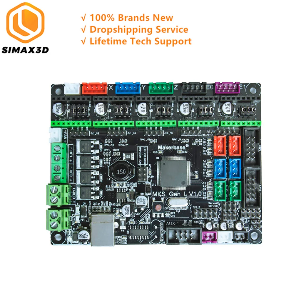 Материнская плата для 3D принтера SIMAX3D детали MKS Gen L V 1 0 материнская управления