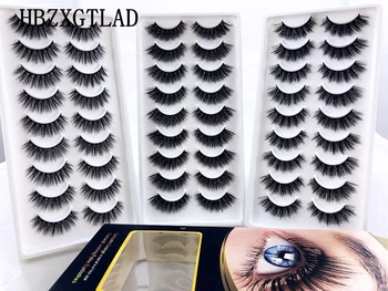 

NEW 18 pairs Natural/Thick 3D Handmade false eyelashes fake lashes makeup kit Mink Lashes extension Fluffy eyelashes for beauty