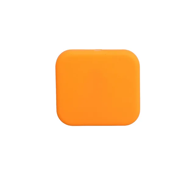 Оранжевый №ff6600 Housing Case Soft Silicone Protective Black Lens Cap Cover For GoPro 4K HERO 5 6 7 - Цвет: Оранжевый №ff6600