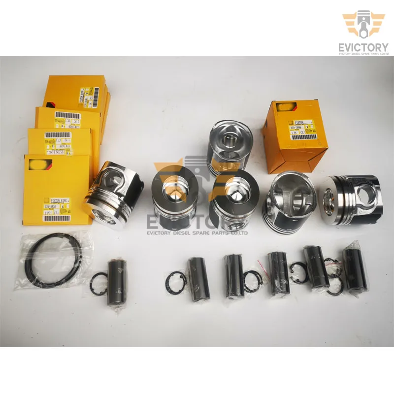 

C7.1 engine rebuild kit Piston ring cylinder liner for Caterpillar 320D2 excavator C7