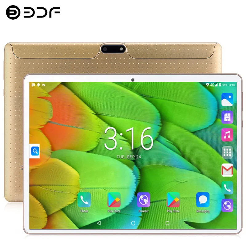 Günstige 10,1 inch PC Tablet Android 7.0 3G 4G Telefon Call Octa core 4 GB 64 GB Dual SIM Karten Wi Fi IPS Tablet PC + Tastatur
