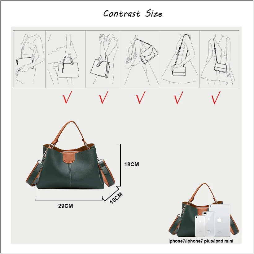pu leather bags