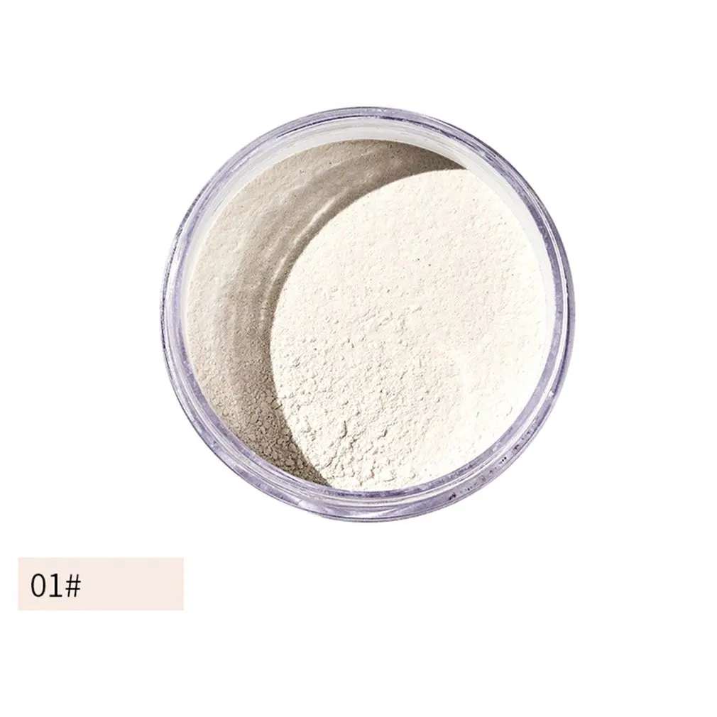 Dingzhuang Loose Powder Long-Lasting Oil Control No Makeup Waterproof Sweat-Proof Soft Puff Good Night Honey Powder - Цвет: 01