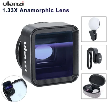 

Ulanzi 1.33X Anamorphic Phone Lens for iPhone 11 Pro Max Huawei P20 Pro Mate Pixel Movie Shooting Filmmaking Phone Camera Lens