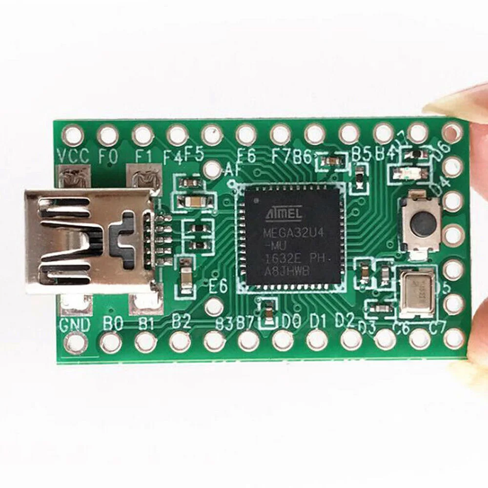 1 Set Teensy 2.0 USB Keyboard Mouse AVR MEGA32U4 U Disk Experiment Board For Arduino Integrated Circuits 8-bit Processor