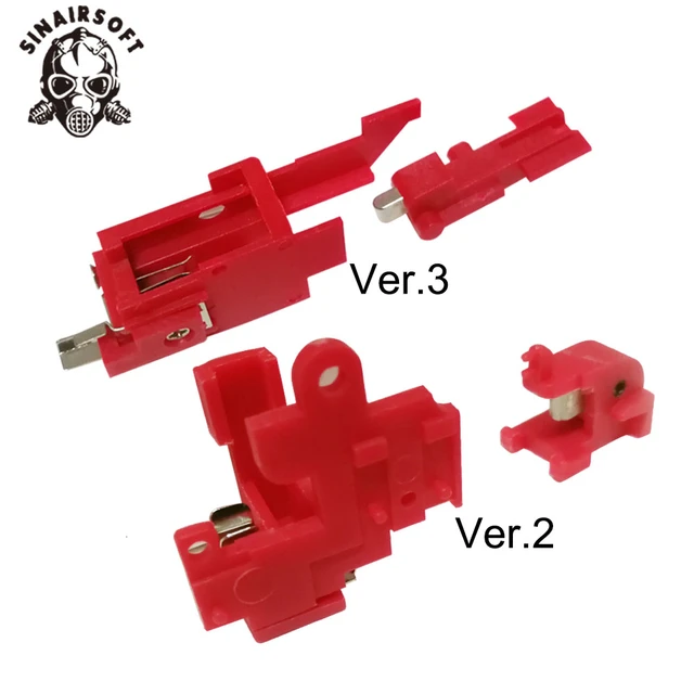 US $3.99 Heat Red SHS Resistance Switch Electric Paintball shooting Hunting accessories For Airsoft AEG Vers
