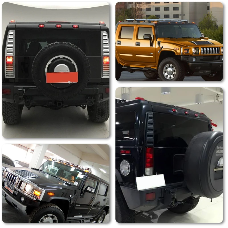 パステルオリーブ 10個アンバー&レッドLEDキャブルーフライトマーカー