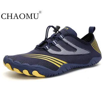 

Outdoor wading sandals men's new summer breathable driving fitness Baotou hole soft bottom Roman beach shoes men