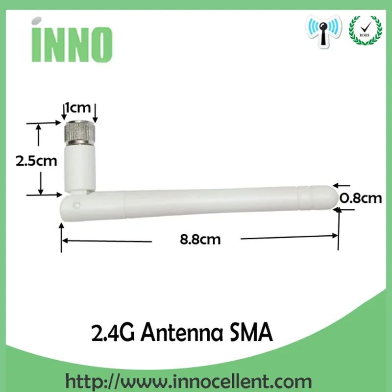 2,4 GHz wifi антенна 2~ 3dbi антенна SMA разъем 2,4G wi fi антенна 2,4 ghz антенна wi-fi белая для беспроводного маршрутизатора антенны