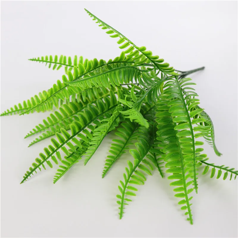 

6pcs Plastics Vine Wire Artificial Plant Green Wall Room Wedding Decoration Ornament Supplies