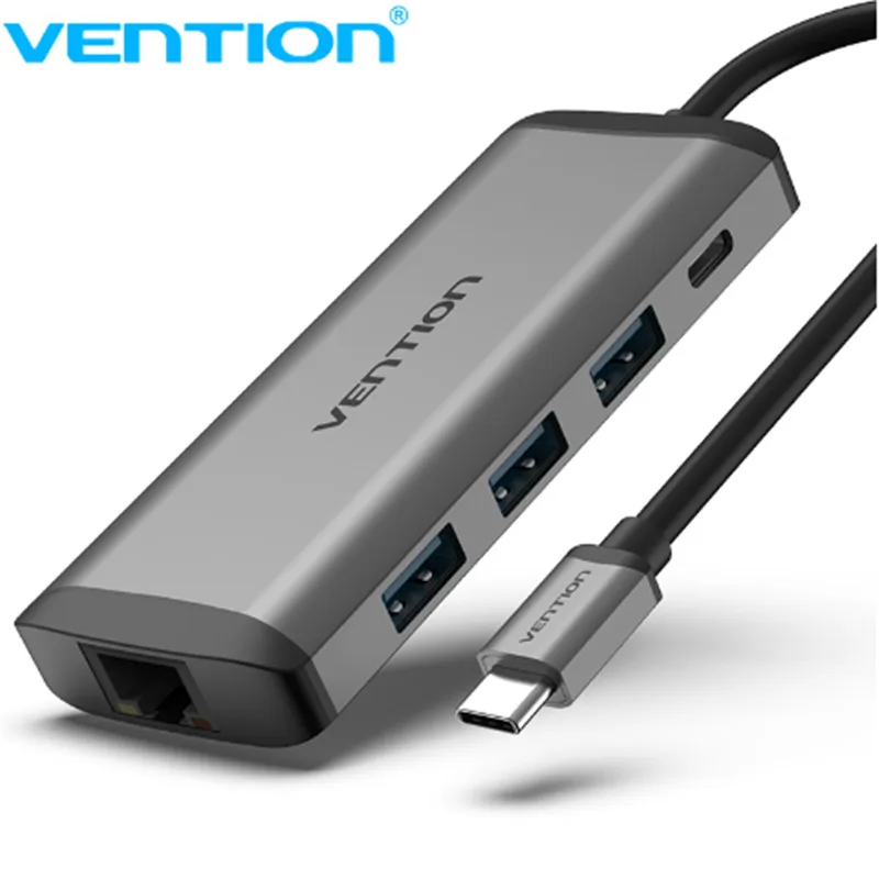 Vention Thunderbolt 3 док-станция usb-хаб type C к HDMI USB3.0 RJ45 адаптер для MacBook samsung Dex S8/S9 huawei P20 Pro usb c адаптер