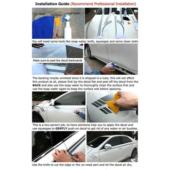 

White Car sticker No tool required 2PCS Cover the scratches Practical to use