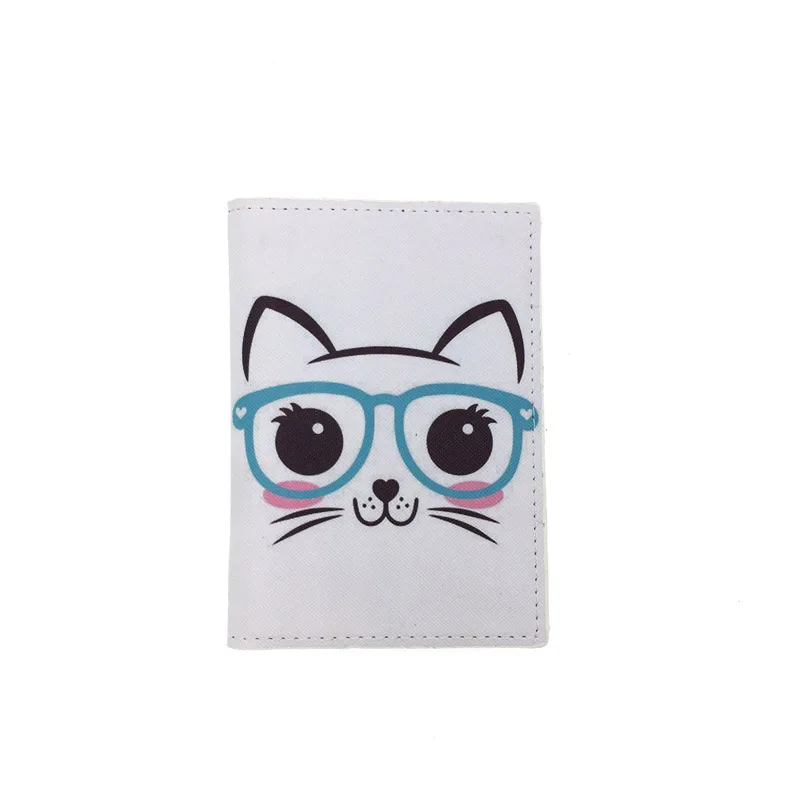 6 стилей модный прекрасный жираф Кот Обложка для паспорта для мужчин и женщин pu кожаный дорожный Чехол Держатель для паспорта ID Держатели для карт 14*10 см - Цвет: as picture