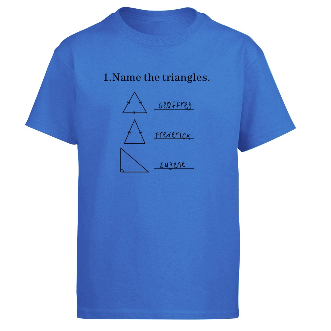 Наука рубашка способный преодолевать Броды для взрослых Name The Triangles