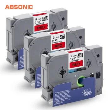 

Absonic 3PK TZe-421 TZ-421 9mm Label Tape Replace for Brother P-touch CUBE PT-D210 PT-H110 PT-D600 PT-P700 PT-D400 Label Printer