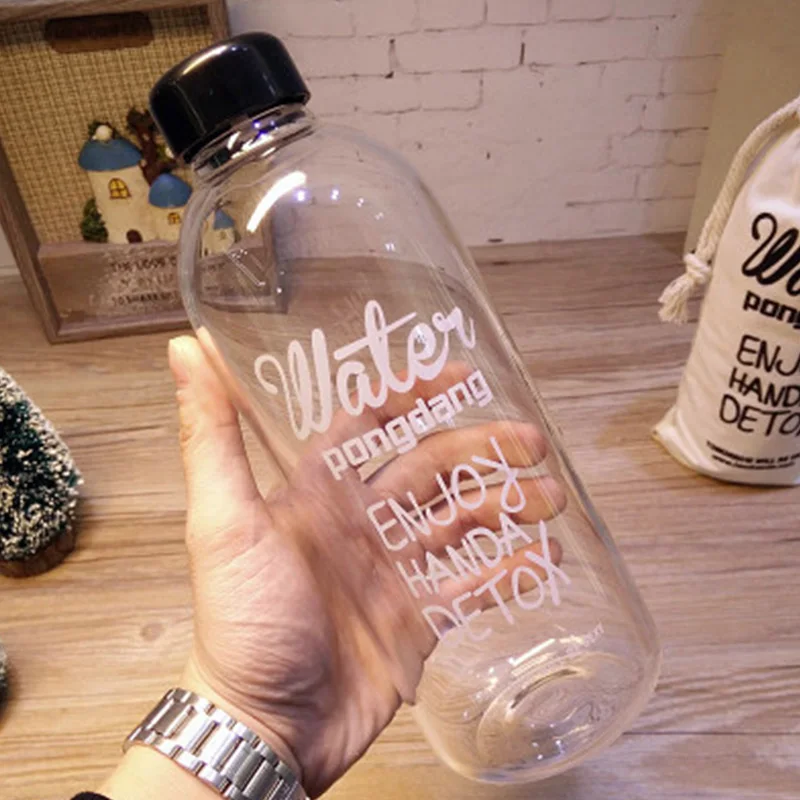 600ml Новая Большая емкость стеклянная чашка креативные подарки круглая температура как для мужчин, так и для женщин сплошная Питьевая чашка с C1181 f - Цвет: 600ml